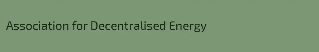 Association for Decentralised Energy